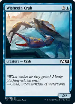4x Wishcoin Crab MTG Core Set 2021 (M21) NM Magic Regular - Image 1