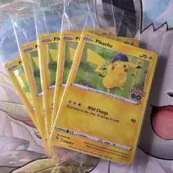 Pikachu GameStop EB Games Pre-release 028/078 Pokemon GO Holo Promo Sealed - Image 1