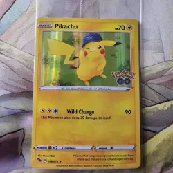 Pikachu GameStop EB Games Pre-release 028/078 Pokemon GO Holo Promo Sealed - Image 2