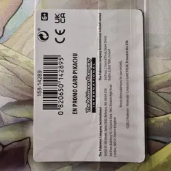 Pikachu GameStop EB Games Pre-release 028/078 Pokemon GO Holo Promo Sealed - Image 3