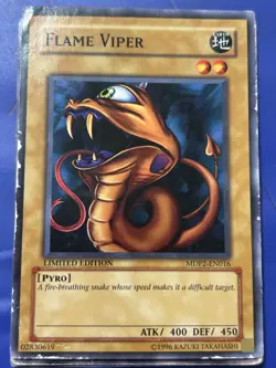 YuGiOh! FLAME VIPER MDP2-EN016 LIMITED EDITION NM - Image 1