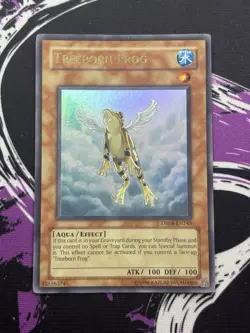 Yugioh Treeborn Frog DR04-EN145 Ultra Rare Unlimited LP Dark Revelation Vol 4 - Image 1