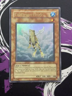 Yugioh Treeborn Frog DR04-EN145 Ultra Rare Unlimited NM Dark Revelation Vol 4 - Image 1