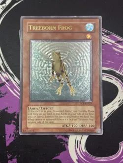 Yugioh Treeborn Frog SOI-EN025 Ultimate Rare Unlimited VLP Shadow of Infinity - Image 1