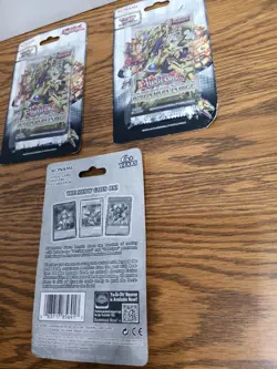 3 Yugioh Cards Dimension Force 1 Booster Blister Pack Brand New Sealed Foil Card - Image 2