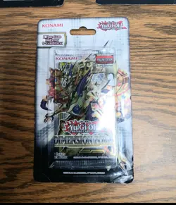 3 Yugioh Cards Dimension Force 1 Booster Blister Pack Brand New Sealed Foil Card - Image 3