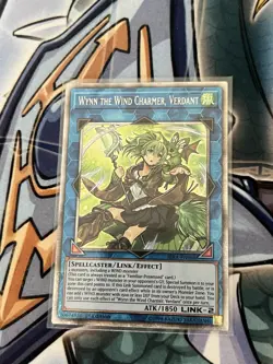 Yugioh Wynn the Wind Charmer, Verdant RIRA-EN046 Starlight Rare 1st Edition - Image 1