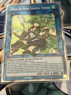 Yugioh Wynn the Wind Charmer, Verdant RIRA-EN046 Starlight Rare 1st Edition - Image 2