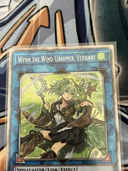 Yugioh Wynn the Wind Charmer, Verdant RIRA-EN046 Starlight Rare 1st Edition - Image 3