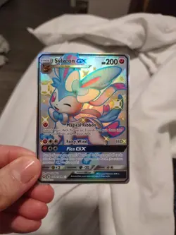 Pokemon Sylveon GX TCG Full Art Ultra Rare Holo Card SV76 SV94 - Image 1