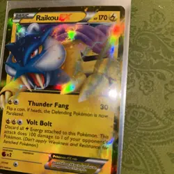Raikou EX 38/108 Holo Ultra Rare Dark Explorers Pokemon Card 2012 (HP). - Image 2