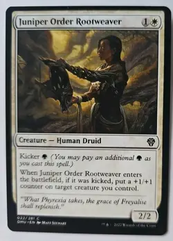 MTG Magic The Gathering Card Juniper Order Rootweaver Creature Human Druid DMU - Image 1