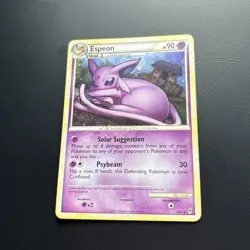 Pokemon TCG Espeon Holo Rare Card Call of Legends Series 2011, 4/95 - Image 2