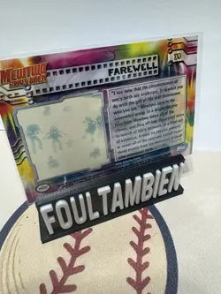 Topps Movie Animation Mewtwo Strikes Back Farewell Foil Card - Image 2