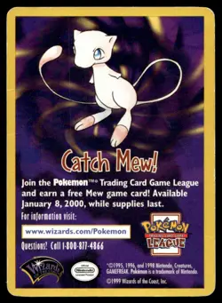 Mew WoTC Promo Card MP Pokemon TCG | Buy 10 Get 10 Free - Image 1