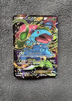 Venusaur EX XY123 Pokemon XY Promo Ultra Rare Card XY TCG Black Star Promo - Image 1