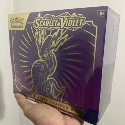 Pokemon Scarlet and Violet Base Set Elite Trainer Box ETB (Purple) New/Sealed - Image 1