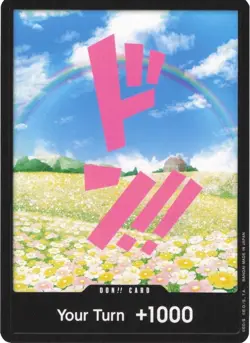 Light Play, English One Piece DON!! Card (Rebecca) - Foil Premium Booster -The B - Image 1