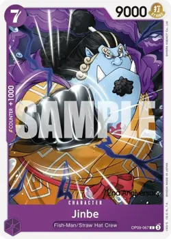 NM-Mint, English One Piece Jinbe - OP09-067 - C (2nd Anniversary Tournament Card - Image 1