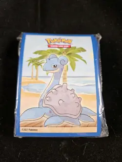 Ultra Pro Pokemon TCG Seaside Lapras Standard Card Sleeves 65 Count water type - Image 1