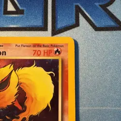 Pokemon TCG Flareon Jungle Holo Card 3/64 1st Edition Holo Rare - Image 3