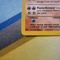 Pokemon TCG Flareon Jungle Holo Card 3/64 1st Edition Holo Rare - Image 4