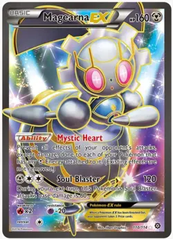 Magearna EX 110/114 XY Steam Siege Pokemon Card NM - Image 1