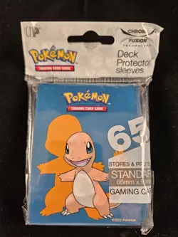 Charmander Pokemon TCG - ULTRA PRO Card Sleeves - 65ct Deck Fire type 2020 - Image 1