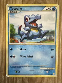 Totodile 86/123 2010 HeartGold SoulSilver Pokemon Card TCG Common - HP - Image 1