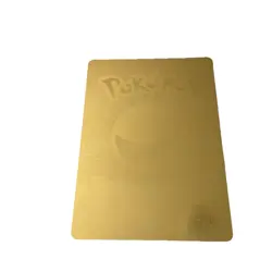 Pikachu V Metal Gold Foil Pokemon Card Fan Art Display Card HP160 - Image 2