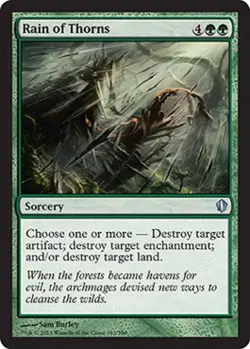 Rain of Thorns - Light Play MTG Commander 2013 Edition - Image 1