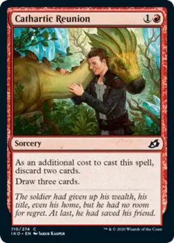 1x Cathartic Reunion - Foil MTG Ikoria: Lair of Behemoths NM Magic Foil - Image 1
