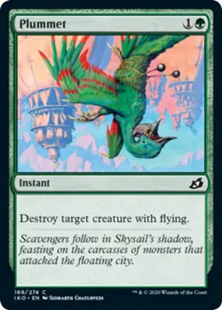 1x Plummet - Foil MTG Ikoria: Lair of Behemoths NM Magic Foil - Image 1