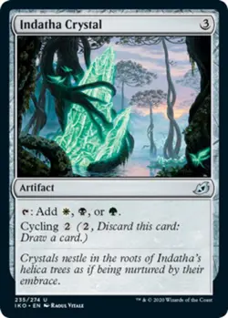 1x Indatha Crystal - Foil MTG Ikoria: Lair of Behemoths NM Magic Foil - Image 1