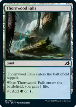 1x Thornwood Falls - Foil MTG Ikoria: Lair of Behemoths NM Magic Foil - Image 1