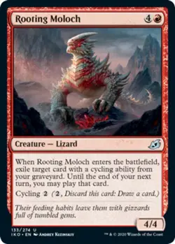 1x Rooting Moloch - Foil MTG Ikoria: Lair of Behemoths NM Magic Foil - Image 1