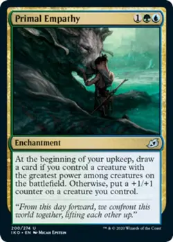 1x Primal Empathy - Foil MTG Ikoria: Lair of Behemoths NM Magic Foil - Image 1