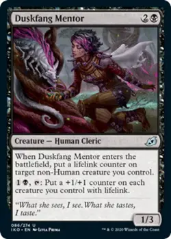 1x Duskfang Mentor - Foil MTG Ikoria: Lair of Behemoths NM Magic Foil - Image 1