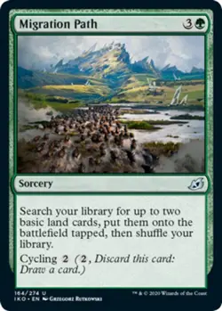 1x Migration Path MTG Ikoria: Lair of Behemoths NM Magic Regular - Image 1