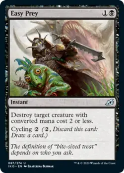 1x Easy Prey - Foil MTG Ikoria: Lair of Behemoths NM Magic Foil - Image 1