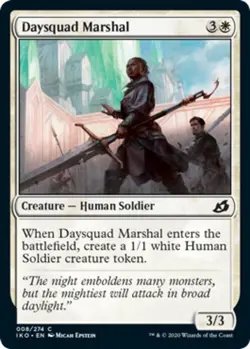 1x Daysquad Marshal - Foil MTG Ikoria: Lair of Behemoths NM Magic Foil - Image 1