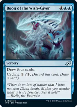 1x Boon of the Wish-Giver - Foil MTG Ikoria: Lair of Behemoths NM Magic Foil - Image 1