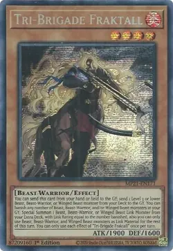 Yugioh!-(x3)Tri-Brigade Fraktall-MP21-EN171-1st Ed-Prismatic Secret-(NM) - Image 1