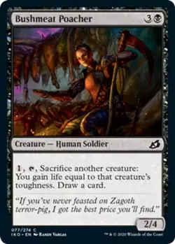 1x Bushmeat Poacher - Foil MTG Ikoria: Lair of Behemoths NM Magic Foil - Image 1