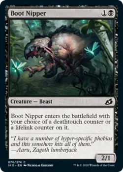 1x Boot Nipper - Foil MTG Ikoria: Lair of Behemoths NM Magic Foil - Image 1