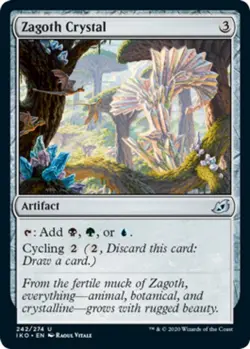 4x Zagoth Crystal MTG Ikoria: Lair of Behemoths NM Magic Regular - Image 1