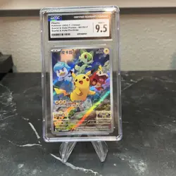 CGC 9.5 - Pikachu Chinese Promo 001/SV-P 2022 Pokemon Scarlet & Violet Pre-Order - Image 1