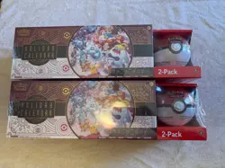 Pokemon 2025 Holiday Calendar New Sealed Costco Bundle lot of 2 Free Shipping - Image 1