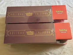 Pokemon 2025 Holiday Calendar New Sealed Costco Bundle lot of 2 Free Shipping - Image 2