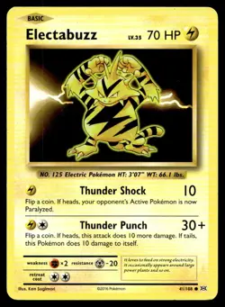 Electabuzz XY - Evolutions 41/108 MP Pokemon TCG | Buy 10 Get 10 Free - Image 1